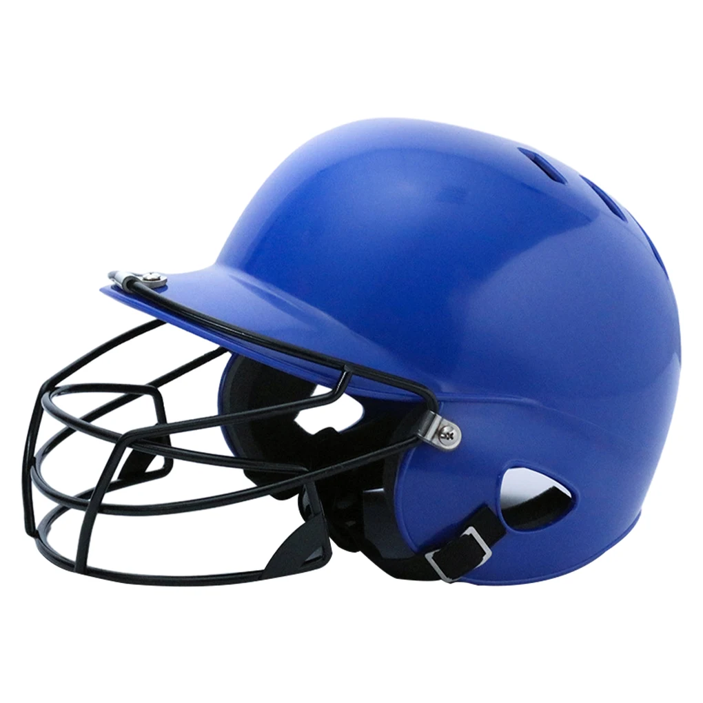 

Lightweight And Breathable Baseball Helmet With Impact Resistance Comfortable To Wear Face Guard Blue Face Guard