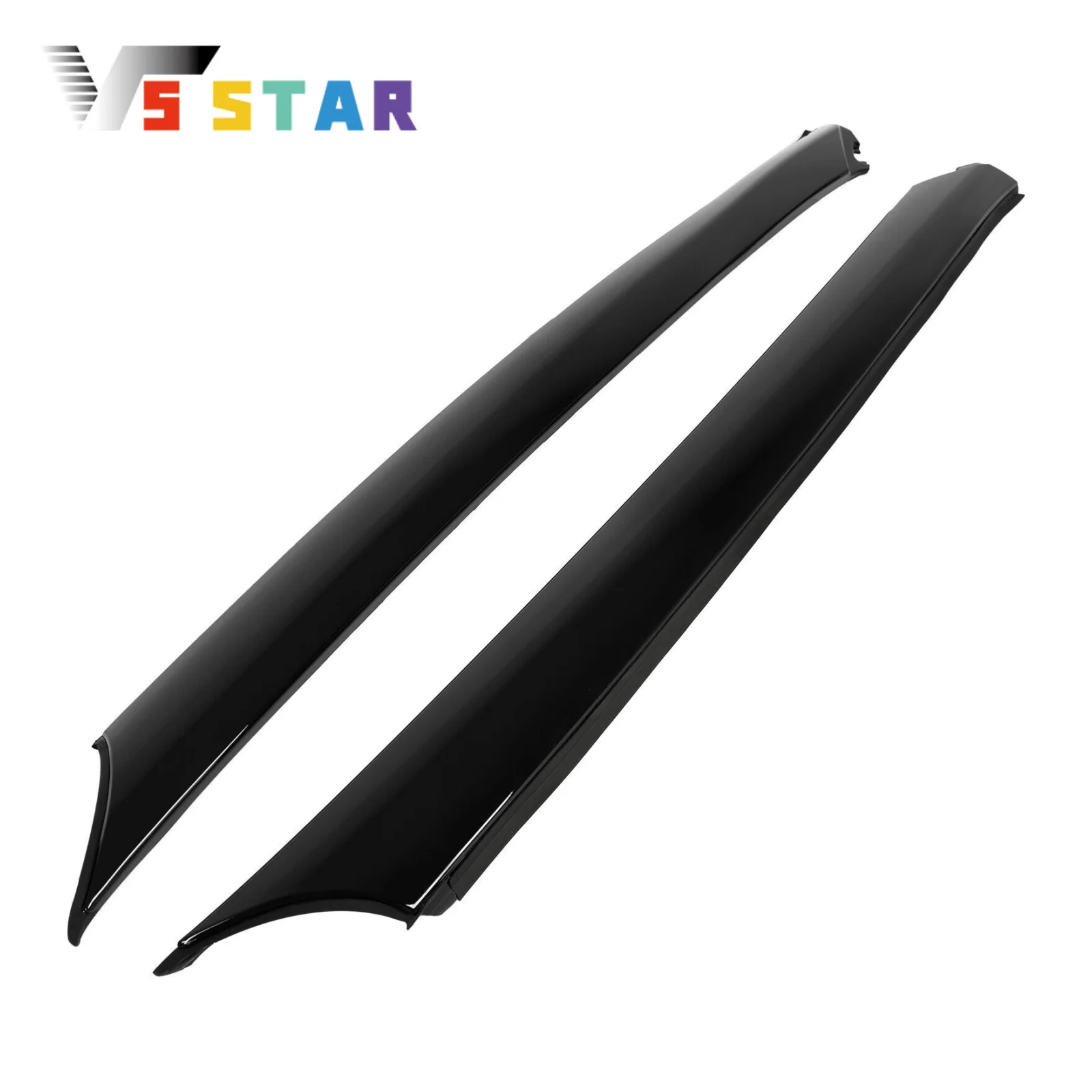 

768374RA0A 768364RA0A 2pcs Left & Right Front Windshield A Pillar Molding Trim Black For 2016-2020 Nissan Maxima