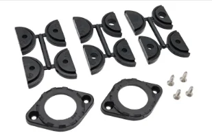 

For KAYAK Cable Harness Organizer for Fish Finder Wiring EPDM Gasket Nylon Fiberglass Protection 3.3x1.65x0.7cm