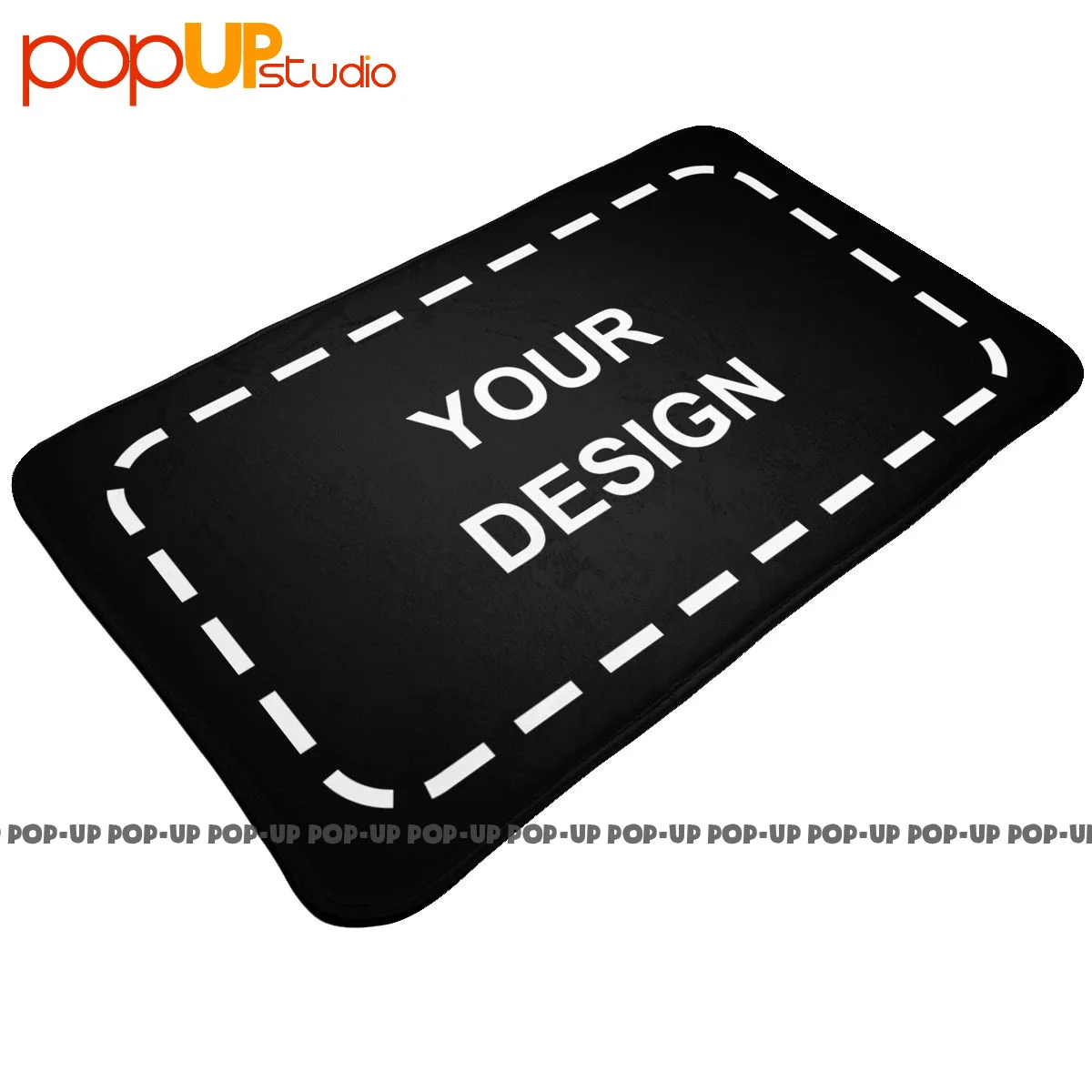 Personalized Customized DIY Logo Mat Rug Carpet Fluffy Foot Pad Door Cushi - Image By POP-UP Store