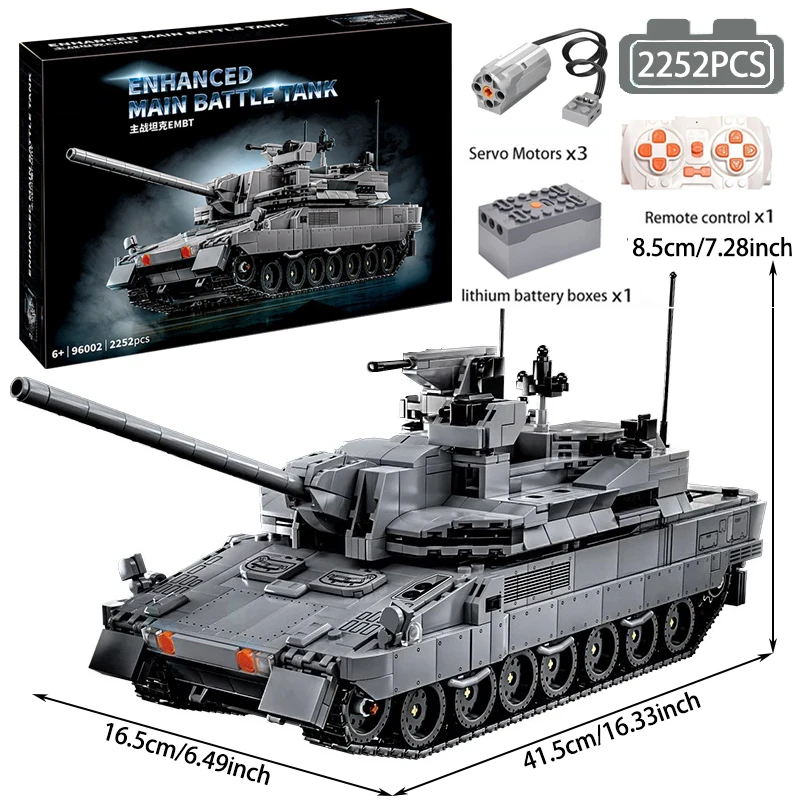 Military Panther KF51 Main Battle Tank Building Blocks WW2 Army
