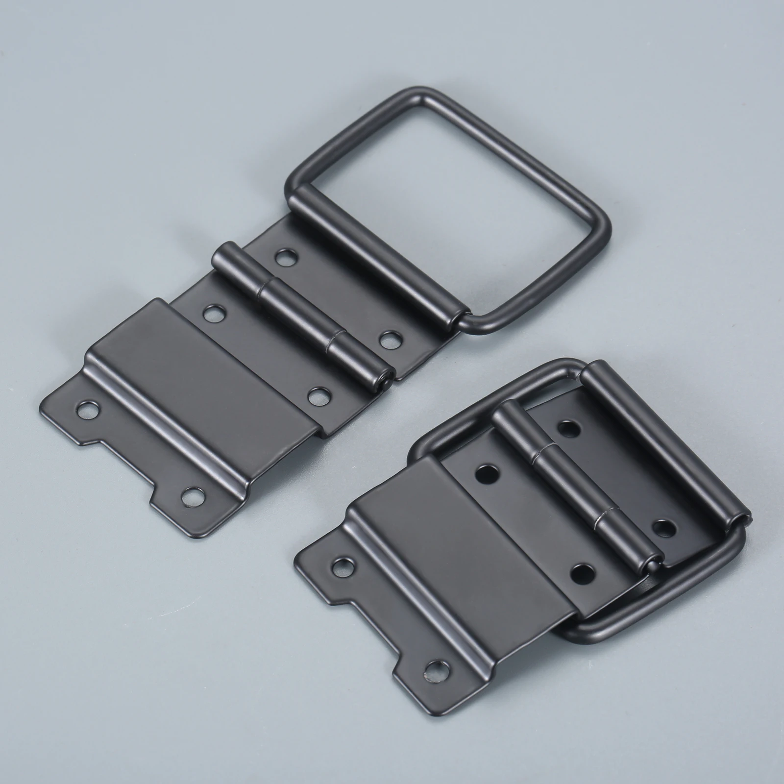 2pcs 6 Holes Support Hinge w/ Ring Silver/Black Metal Flight Case Toolbox Hinge for Suitcase Luggage Air Box Accessories 60*35mm 2pcs 6 Holes Support Hinge w/ Ring Silver/Black Metal Flight Case Toolbox Hinge for Suitcase Luggage Air Box Accessories 60*35mm