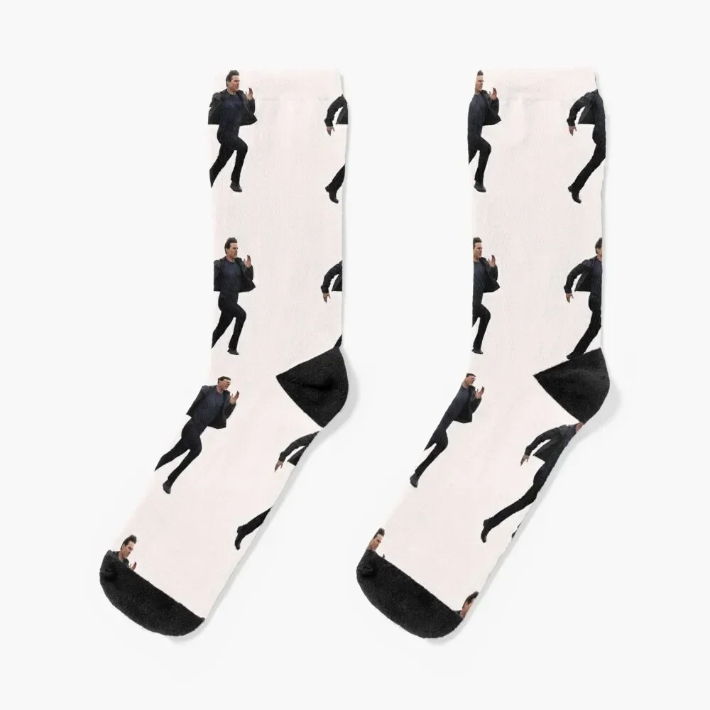 Ethan Hunt Mission Not Impossible Sticker Socks set cool hockey aesthetic Girl'S Socks Men's