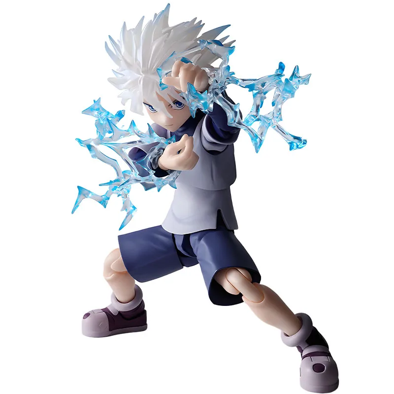Bandai Genuine S.H.Figuarts Anime Figure Hunter×Hunter Killua Action Figure Toys for Boys Kids Gift Collectible Model Ornaments