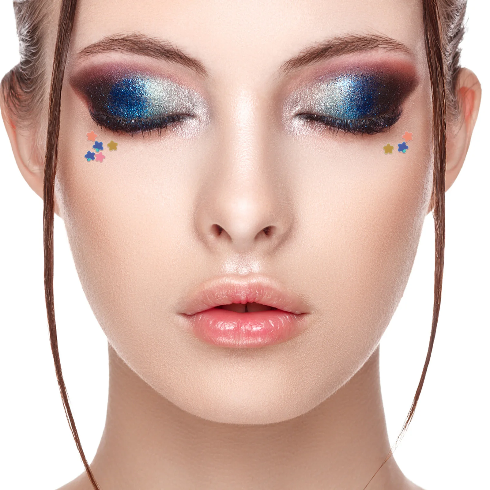 1 set oogmake-up pailletten glanzende doe-het-zelfbenodigdheden nagelkunst glitters schminken lichaamsdecoratie multifunctionele glitterstukken