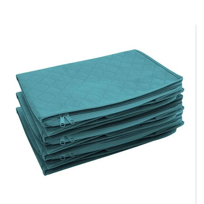 Non-woven Dust Bag Folding Storage Quilt Bag Wardrobe Clothes Organizer Storage Bag Cross-border