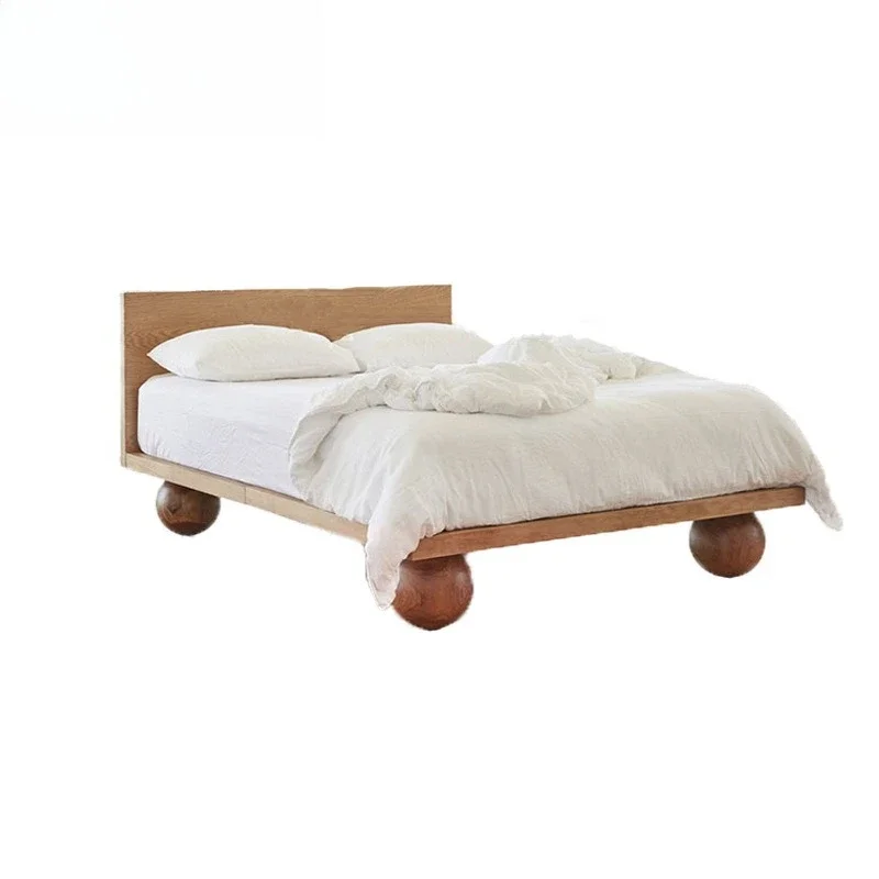 

Nordic, suspended solid wood bed, hotel, B & B, Japanese style, log, ball