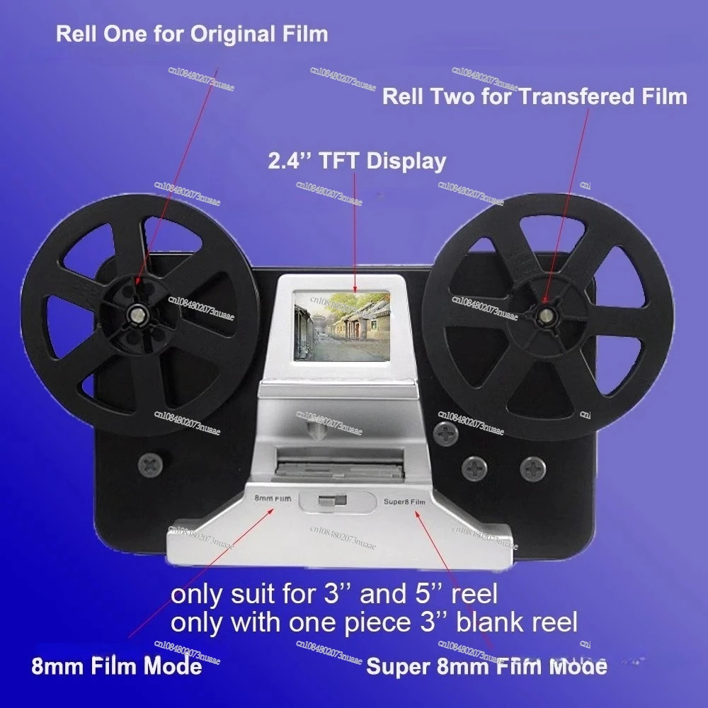 

Factory Oem Roll Film Scanner/ Super 8mm Roll Film Scanner Digital Converter