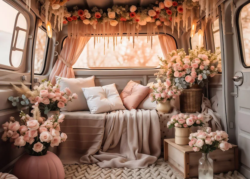 Mehomond Hochzeits reise Hintergrund Fotografie Valentinstag Ballon romantische Verlobung feier Hintergrund Blume Pailletten Dekoration Requisiten