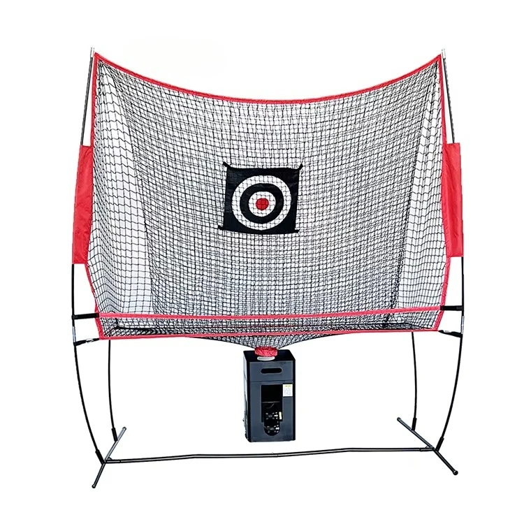 

Portable Tennis Padel Ball Machine Remote Control APP Training Backcourt Ball-Returning System Kit with Net for Practice Playing