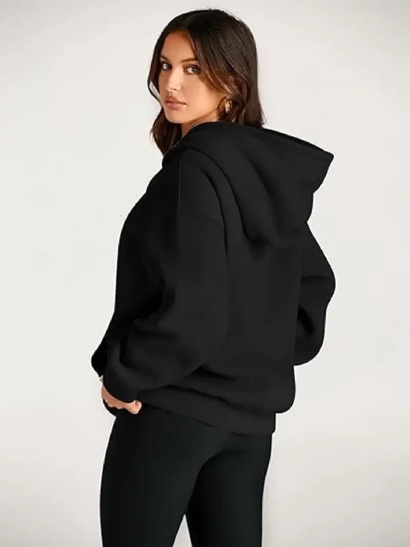 Born To Live Slow Wanita Ukuran Besar Hoodie Kelas Berat Sweater Berkerudung Ukuran Besar Live Slow Hurried World Grafis Sepanjang Musim