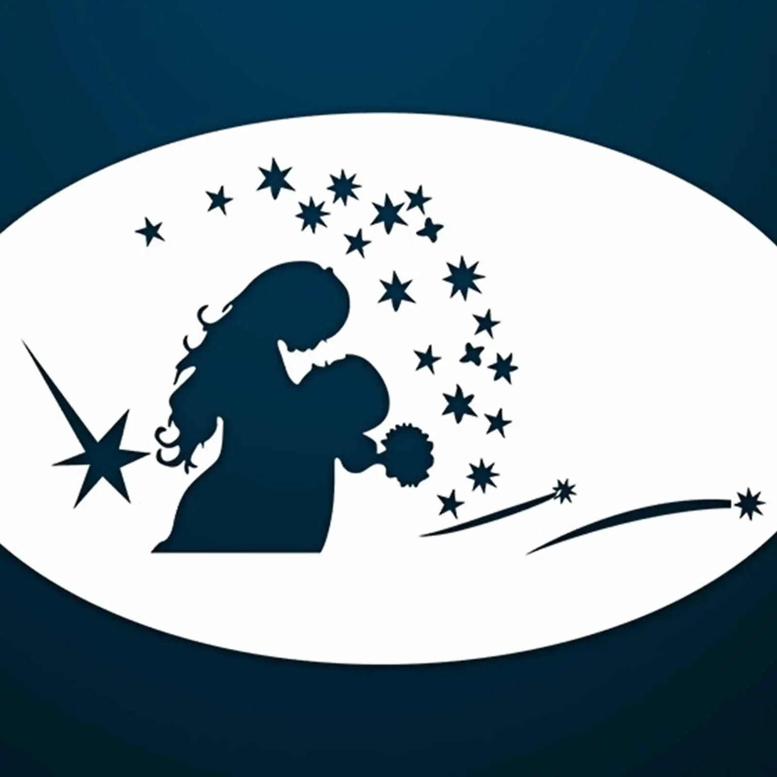 18 استنسل رسم للوجه للبالغين والأطفال قابل للغسل لعيد ميلاد الكرنفالات