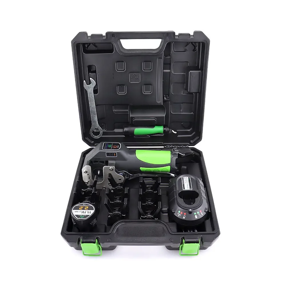 Diskon Besar Kit Alat Pembakaran Listrik ST-E900 5 Ukuran Set Pengukur Suar Tabung Tembaga Klem, dengan Bertenaga 2200 MAh untuk Tembaga Aluminium