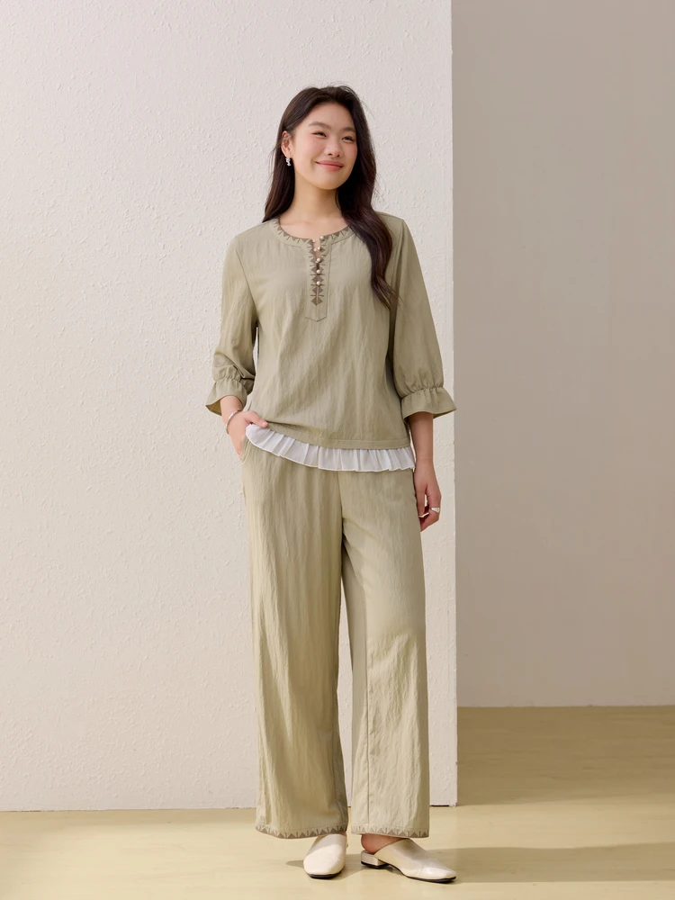 

Bohe Holiday Lightweight Ethnic Style Two-Piece Set Slim Fit plus Size Women's Fashion Summer New Arrival Big MM Clothing