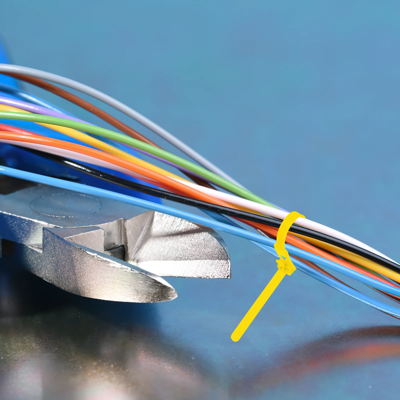 

100 Pcs Heavy Duty Zip Ties Strap Plastic Cable Multipurpose Management Cord Color