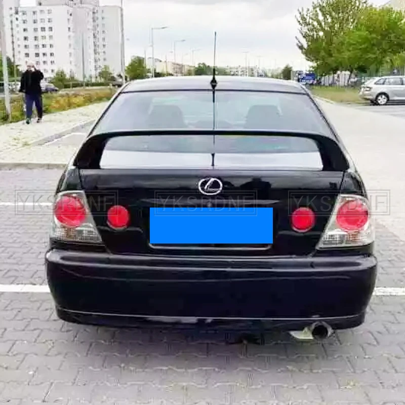 For 1998--2005 Lexus ALTEZZA IS200 IS300 Original with Lights High Quality ABS Plastic Unpainted Spoiler Trunk Boot Wing Spoiler