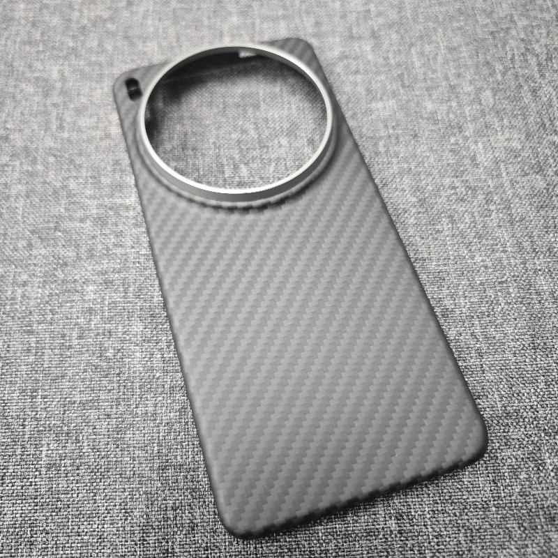Luksusowe, twarde etui na telefon z włókna węglowego z magnetycznym zamknięciem do VIVO X300 Ultra, biznesowe, odporne na wstrząsy, z włókna aramidowego, ultracienkie, matowe. — zdjęcie produktu 3