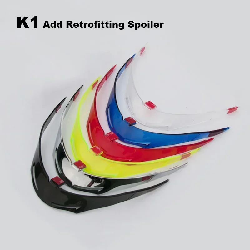 Motorcycle Helmet Tail Spoiler for K1 K3SV K5S Refitting Tail Spoiler Universal Capacete De Moto Helmet Accesorios Para Moto