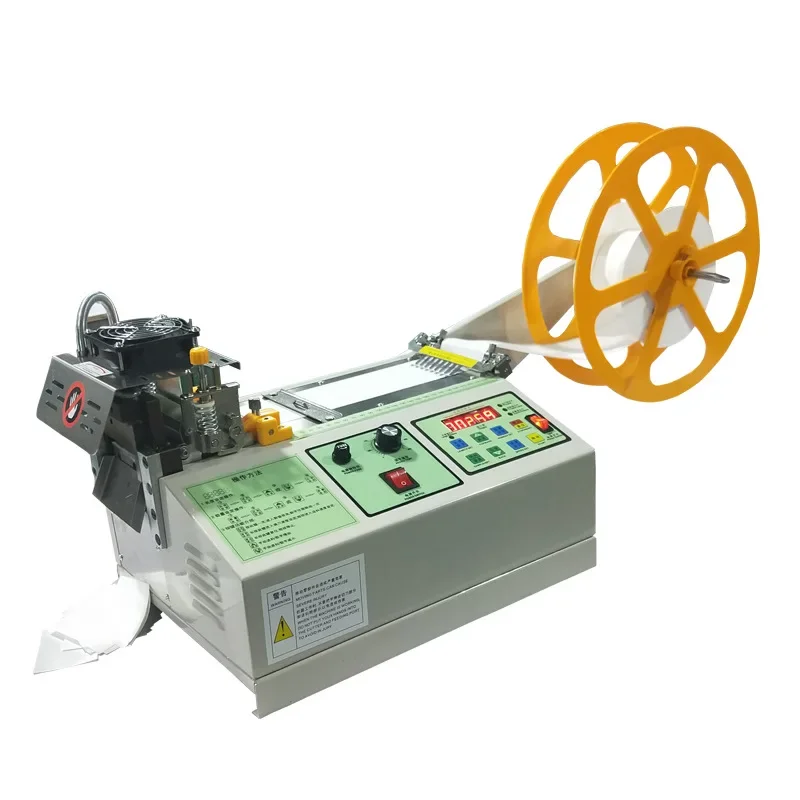 

Automatic hot and cold tape cutting machine, mask, ear strap, elastic band cutting, webbing, Velcro cutting machine, computer