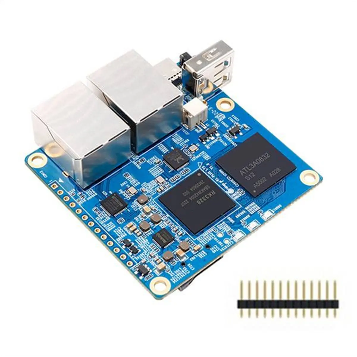 Para placa de desarrollo R1 Plus 1GB RAM Rockchip RK3328 compatible con Android9/Debian/OpenWRT OS enchufe estadounidense