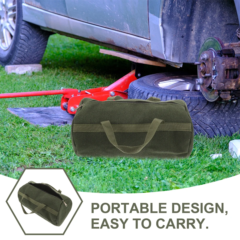 حقيبة سعة كبيرة منظم قماش شديد التحمل لإصلاح ميكانيكي كهربائي حقيبة تخزين أدوات يدوية متعددة الوظائف #4