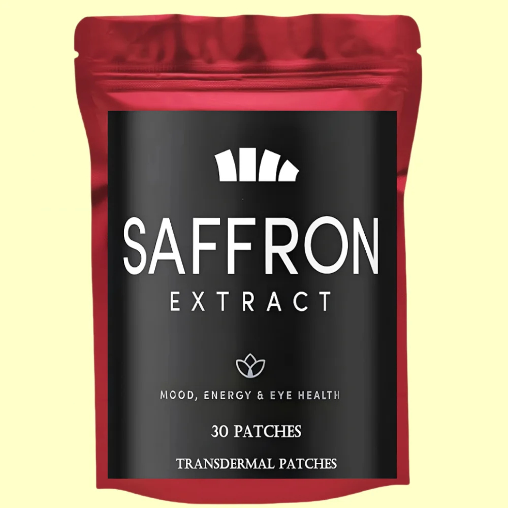 Saffron Transdermal Patches Appetite Suppressant For Weight Loss Metabolism Booster Mood Support 30 Patches
