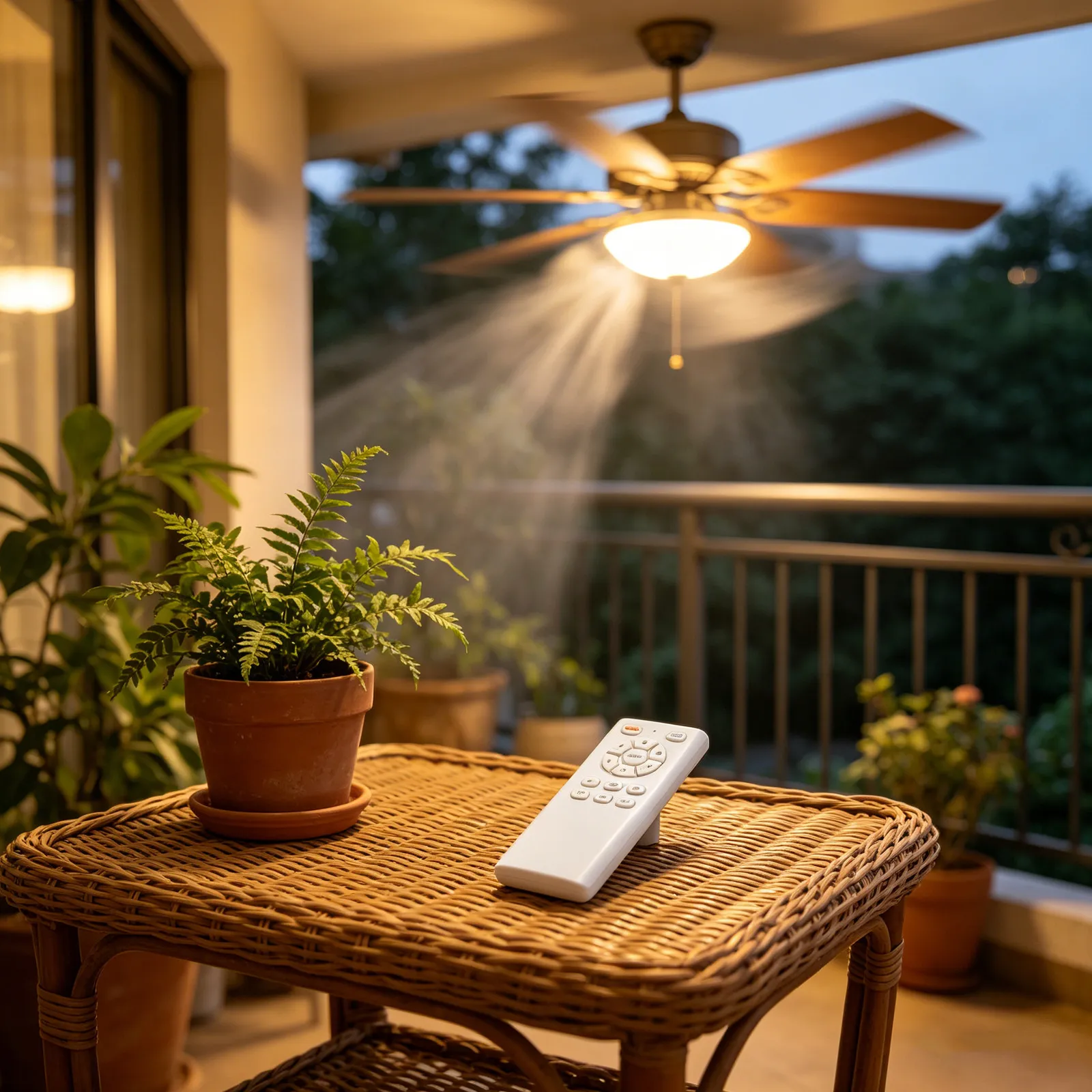 Ceiling Fan Remote Control Replacement Wireless Fan Speed Controller 6-Speed Adjustable for Kitchen Living Bedroom Dc Motor