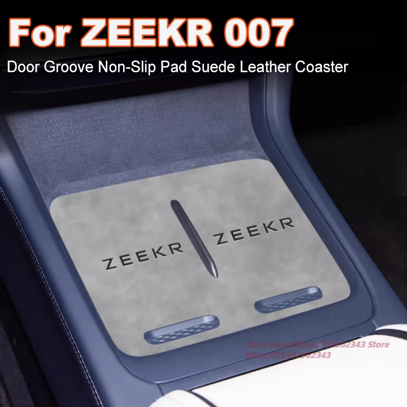 for-zeekr-007-2024-anti-slip-cup-mat-suede-leather-coaster-non-slip-pad-for-car-interior-door-groove-accessory