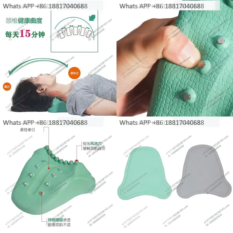 1PC for Cervical Curvature Orthotics Pad Shoulder and Neck Pain Household Neck Stretcher for Forward Head Tilt Correction