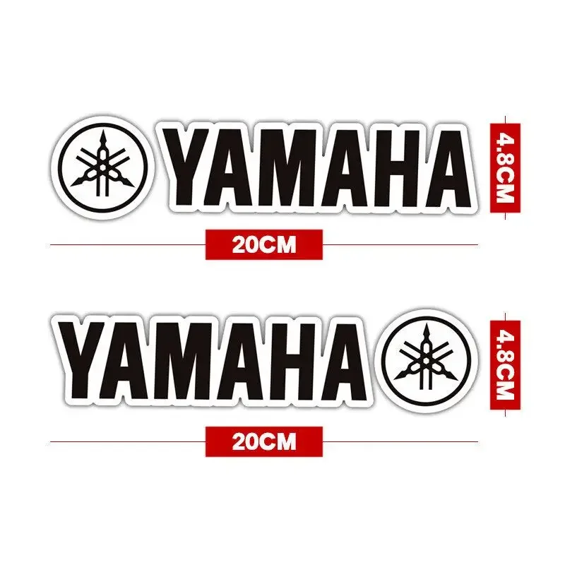 Yamaha-adesivo reflexivo para motocicleta, logotipo decorativo, para tanque de combustível, carro, modificação personalizada