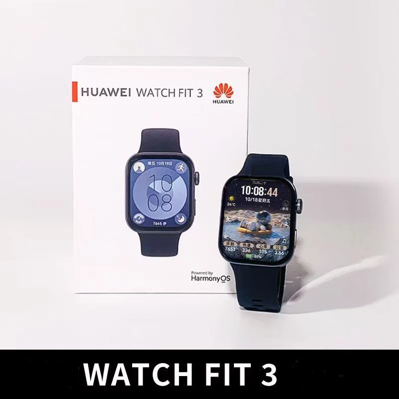 

Оригинальные умные часы HUAWEI FIT 3, легкие и тонкие спортивные часы с большим экраном, снижение жира, длительный срок службы, Bluetooth-вызов, спортивные часы