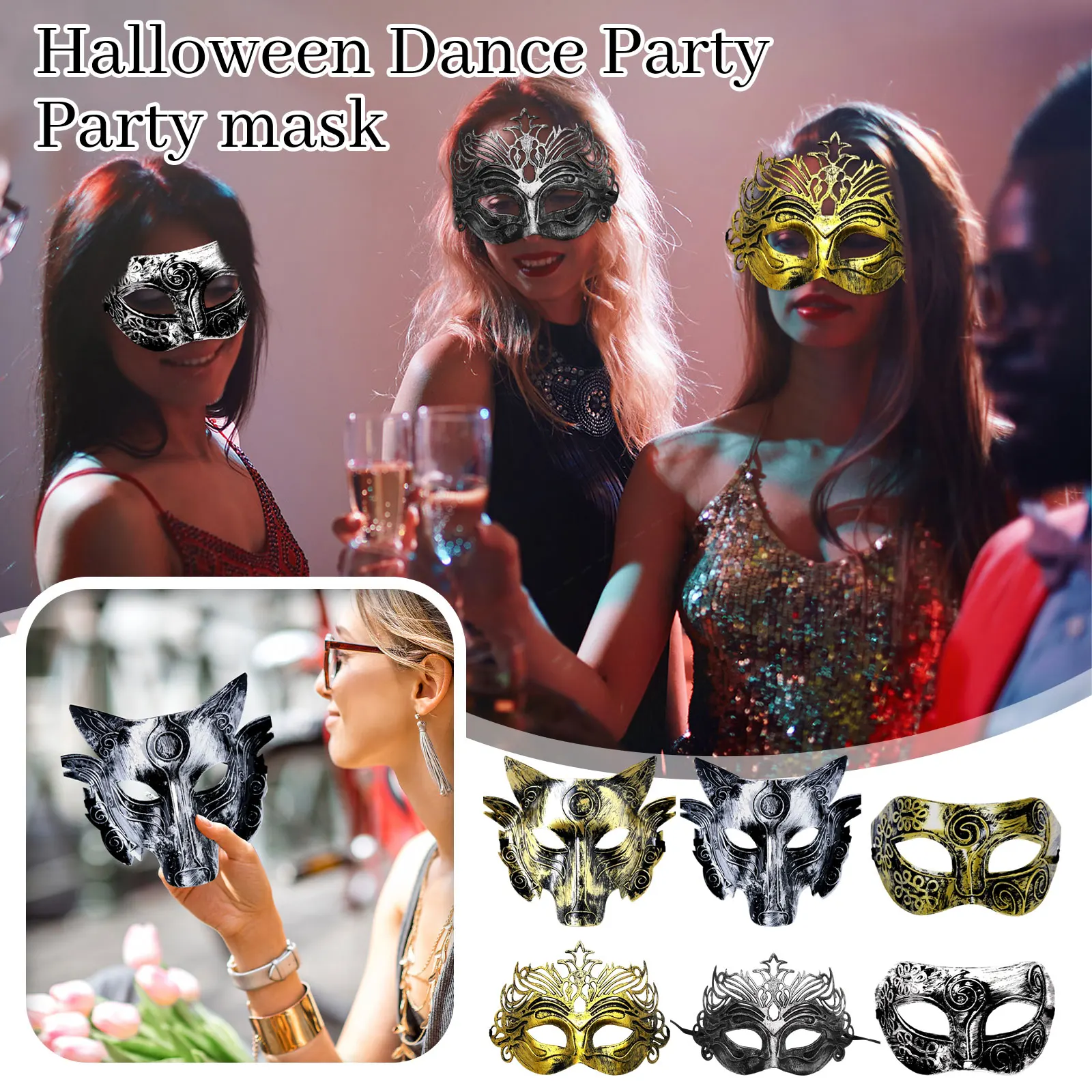 

Carnival Retro Antique High End Mask Ball Party Men'S Roman Warrior Mask Carnival Party Mask Role Playing Mask