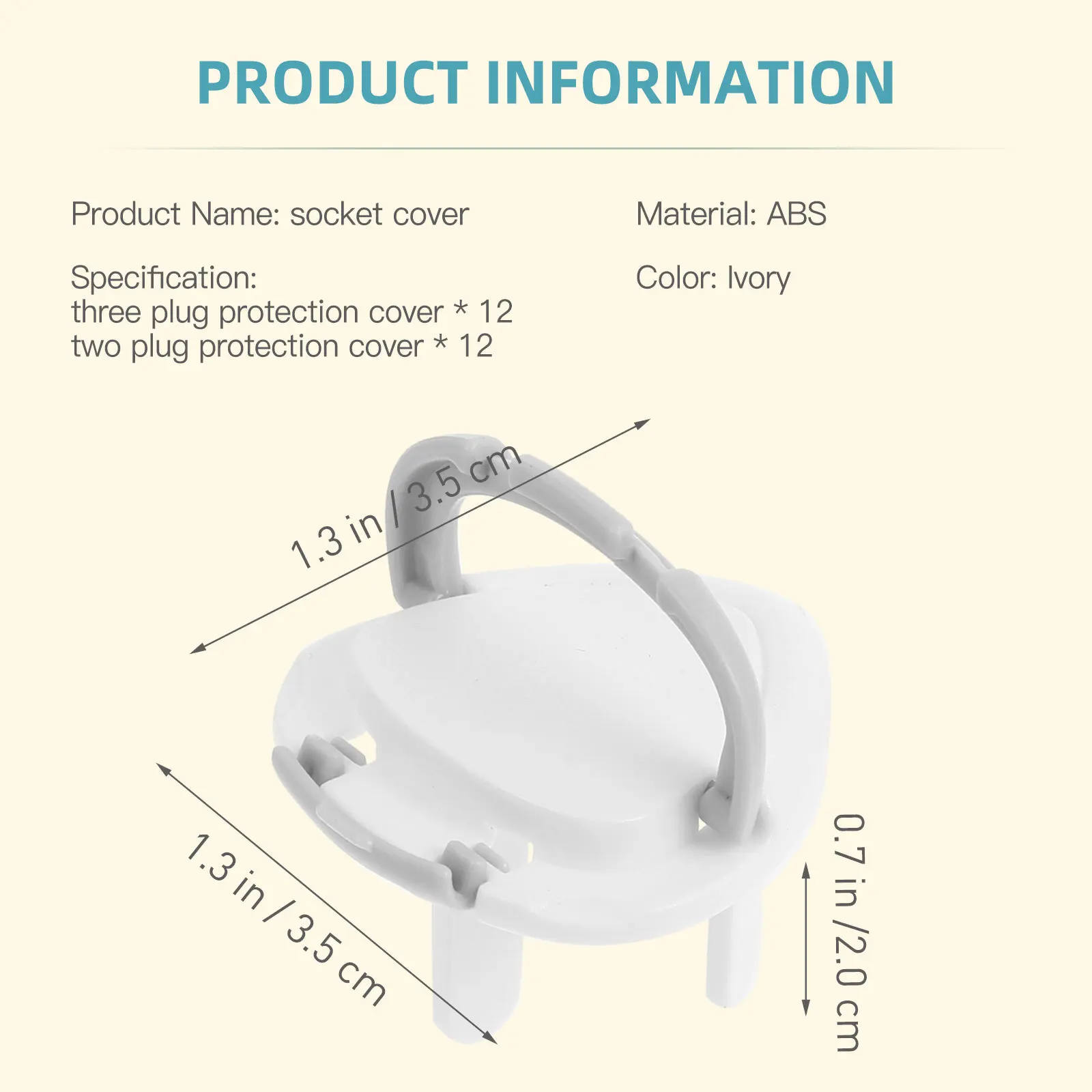 24 قطعة من أغطية المخرج المقاومة للأطفال غطاء توصيل عازل لواقي مقبس سلامة الطفل من الصعب إزالةها بواسطة الأطفال بلمسة نهائية ناعمة رقم