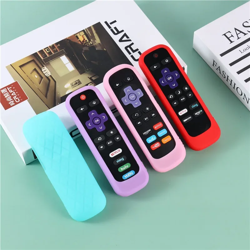 ل Roku TV Express Streaming Stick 4K Premiere Bar المتكلم LE SE التحكم عن بعد 1 قطعة سيليكون التحكم عن بعد الغطاء الواقي