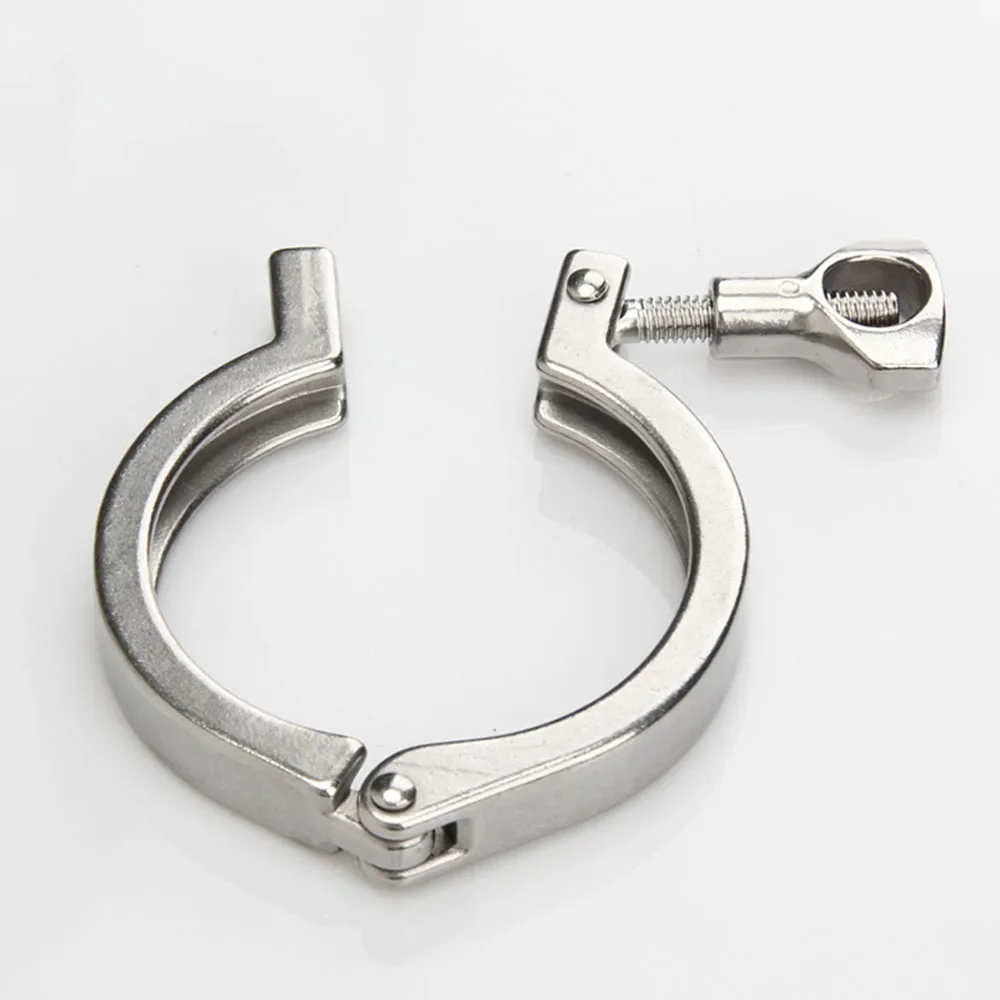 1 PCS C Clamp 38 51 63 76 89 102mm Sanitary Fitting Tri Clamp Stainless Steel 304 Pipe clamp Hygienic Grade