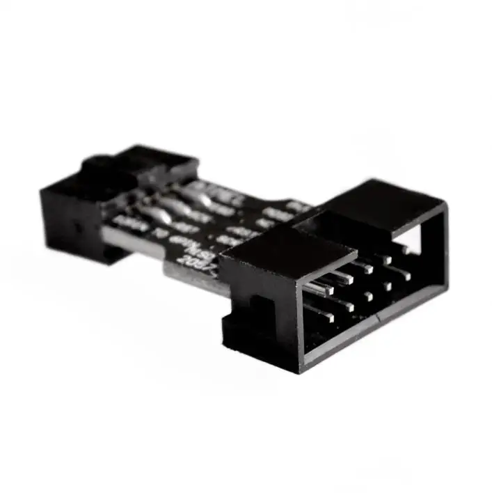 Placa adaptadora para AVRISP MKII USBASP STK500, 10 pinos a 6 pinos, alta qualidade
