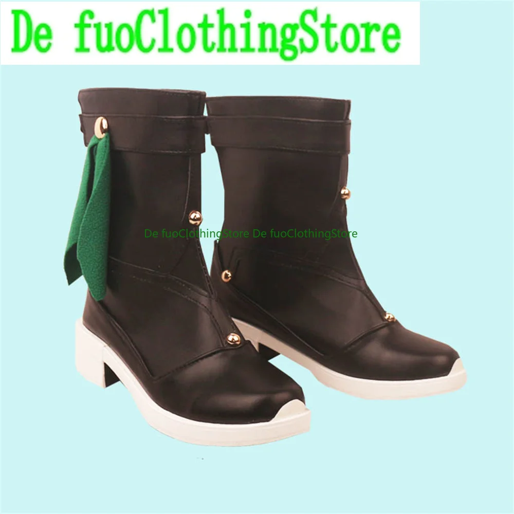 

Defuo Qingque Qing Que Honkai Star Rail Honkai Impact Обувь для косплея Сапоги Игра Аниме Вечеринка Хэллоуин Рождественская обувь Магазин