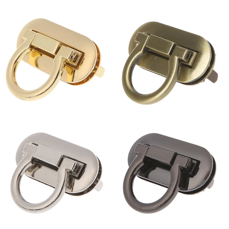 Metal Clasp Turn Lock Twist Locks for DIY Handbag Craft Bag Purse Hardware