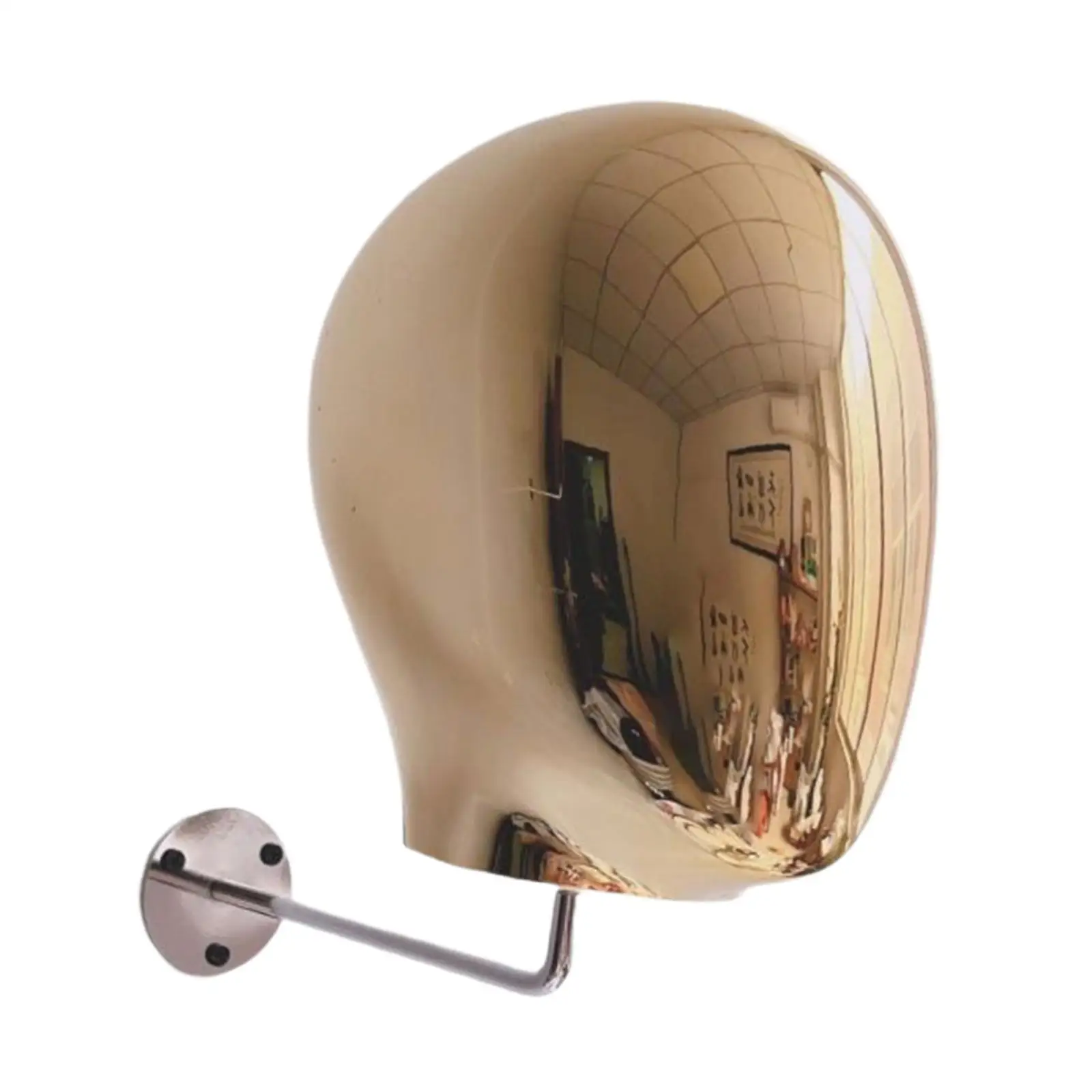 

Wall Mounted Mannequin Head Hanging Display Stand Multifunctional Manikin Head for Headphone Salon Tabletop