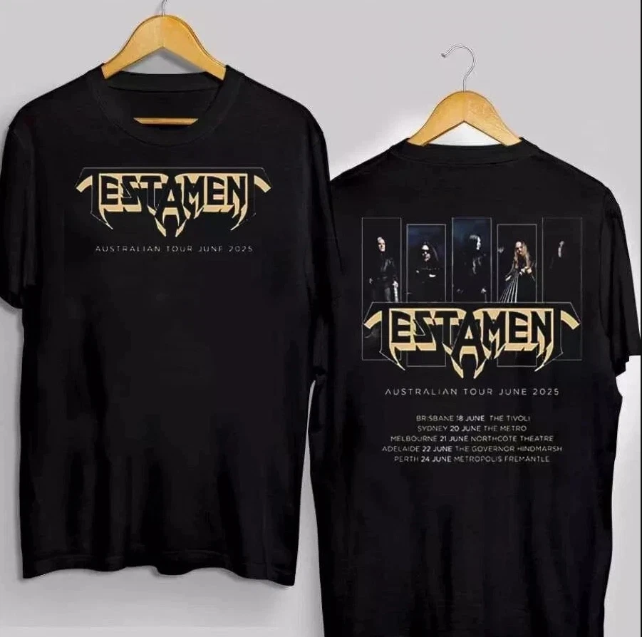 2026 جولة العهد الأسترالية يونيو 2025 الفرقة تي شيرت حجم S-4XL الراقية الفاخرة لكل من الرجال والنساء أفضل Y2k #1