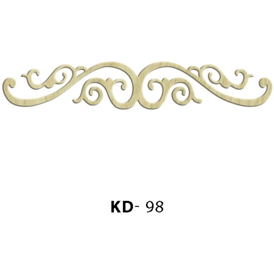 KD98 Motif Wood Package Ornament, Hobby Wood Painting Ornament