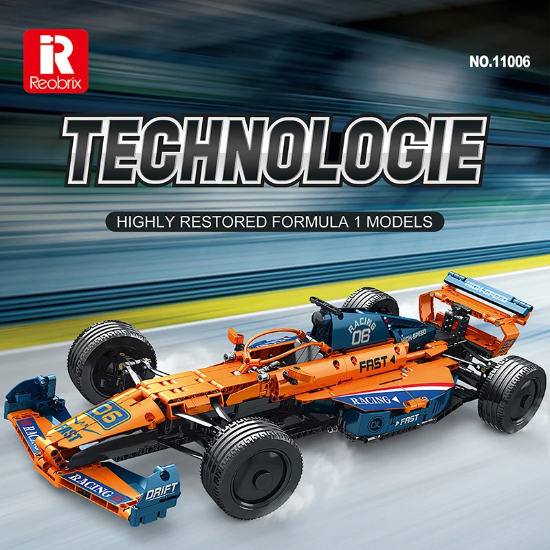 Technical APP Remote Control 11006 F1 Racing Car 1:8 Model Set 928PCS Building Blocks Bricks Educational Toy Birthday Gifts