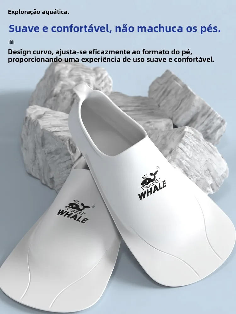professional-swimming-foot-flippers-whale-tail-fin-training-equipment-for-men-women-and-children-diving-short-frog-shoes