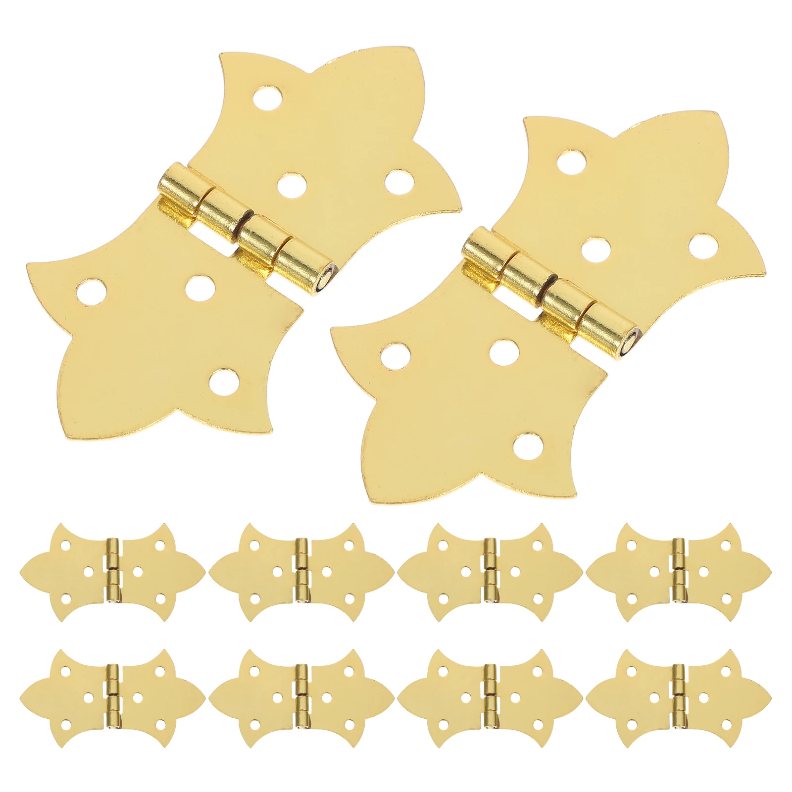 

12pcs Retro Butterfly Hinges Antique Decorative Hinge Hardware For Wooden Case Jewelry Box Cabinet Trunk Bin Chest Toolbox