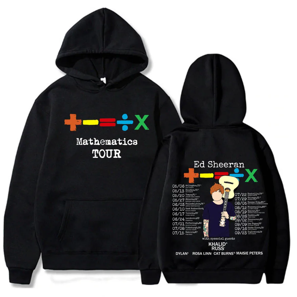 

Ed Sheeran Mathematics Tour 2024 Hoodie Sweatshirt Pullover Sudaderas