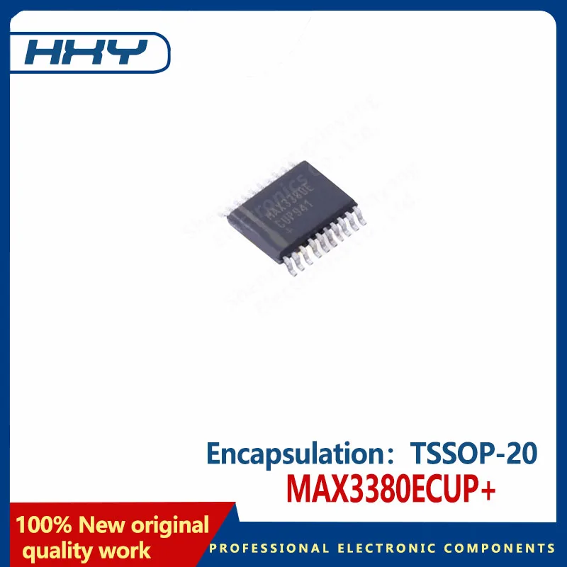 1PCS   MAX3380ECUP  Encapsulates the TSOP-20 interface logic chip