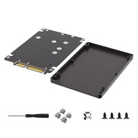 L74B NGFF Adapter MSATA To SATA3.0 Converters External 2 in 1 mSATA m.2 NGFF to SATA3.0 Adapter Risers with Protective Case