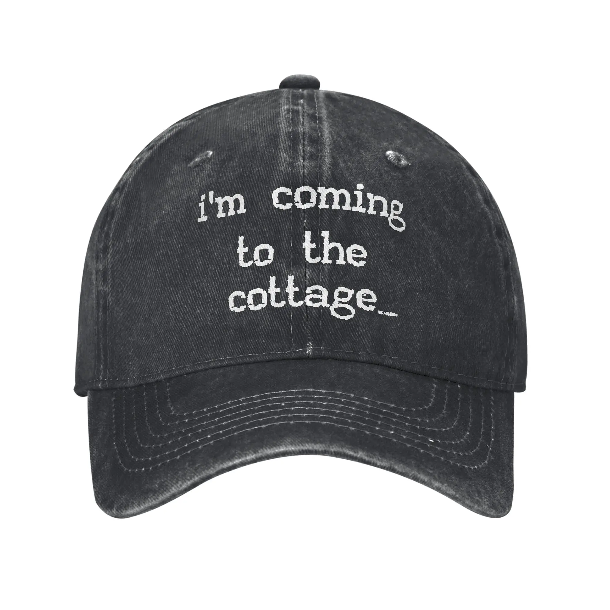 I'm Coming to the Cottage Heated Rivalry Baseball Cap Vintage Distressed Washed  Snapback Hat Outdoor Running Golf Soft Caps Hat