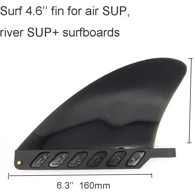 Surfbrett 4,6 Zoll TUP Soft Big Tail Rudder Tail Fins Paddleboard SUP Board Watersplit Balance Stück Surfbrett Zubehör