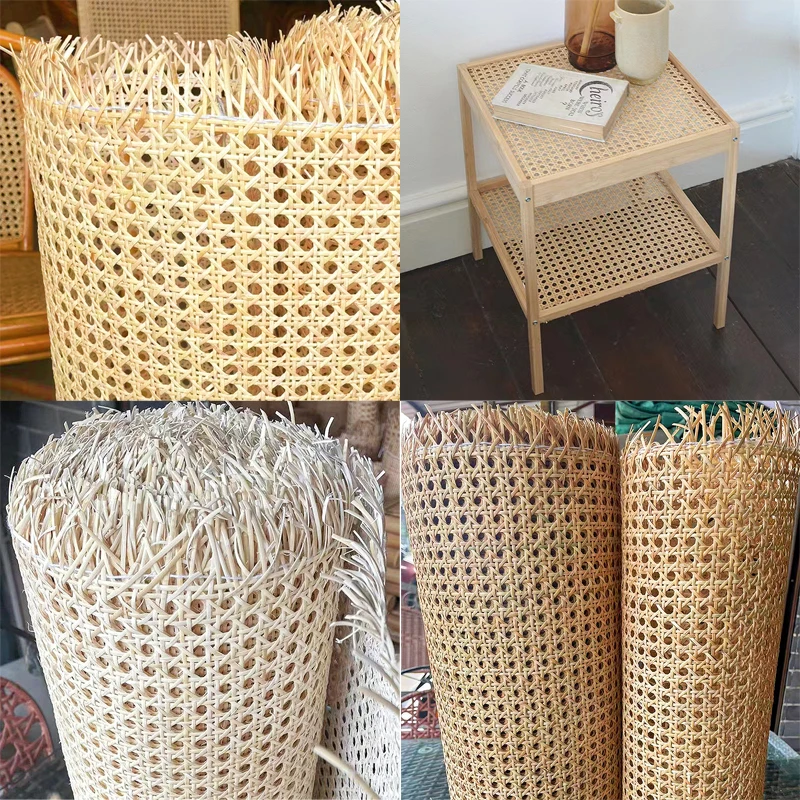 Pure Natural High Quality Indonesian Real Rattan Handwoven Furniture Chair Table Bookcase Repair Material Diy Decoration Crafts